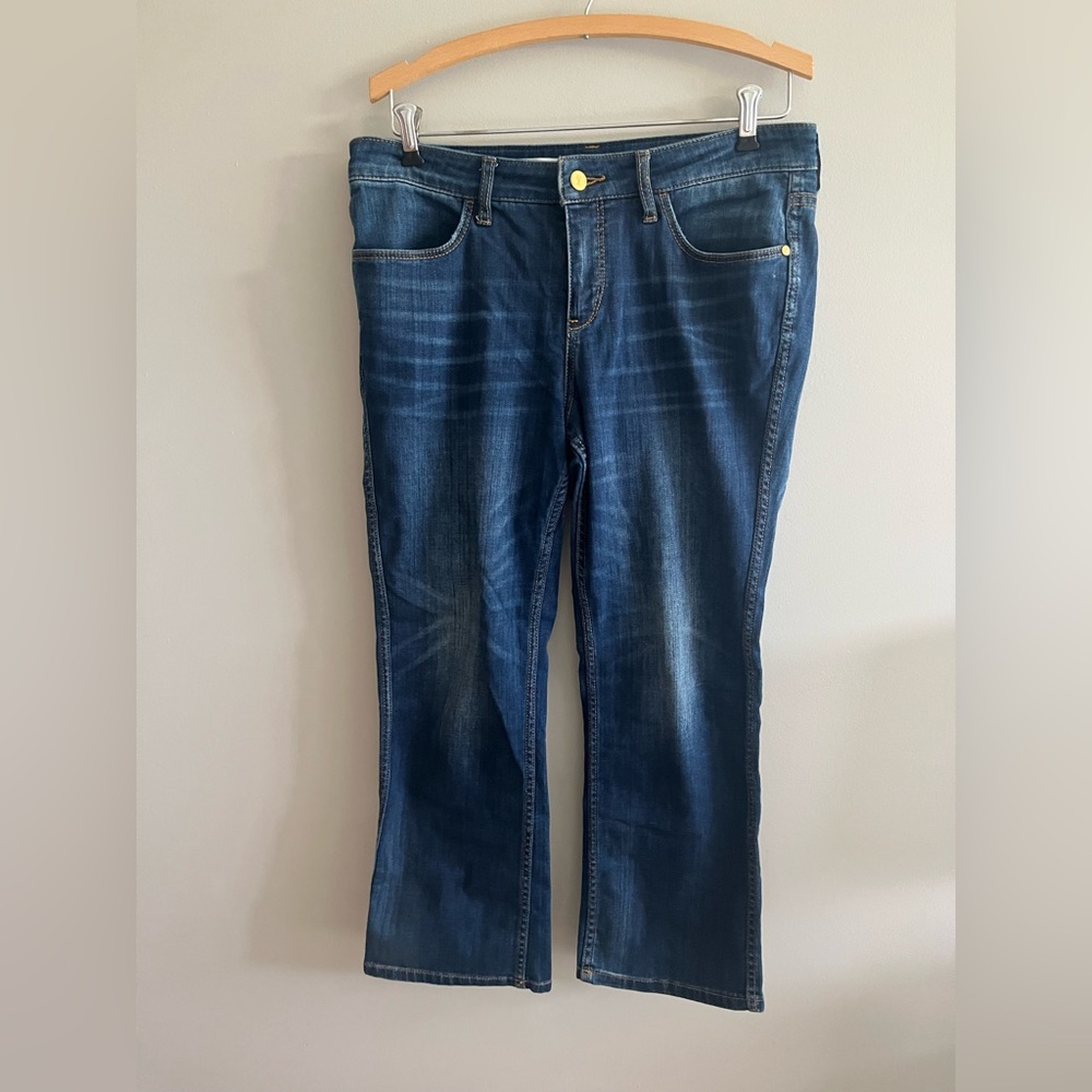 Anthropologie Pilcro &the Letterpress Stet Whiskered Jeans Size 30